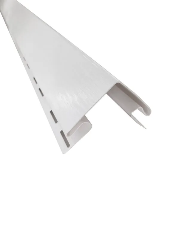 Esquinero exterior siding pvc color blanco