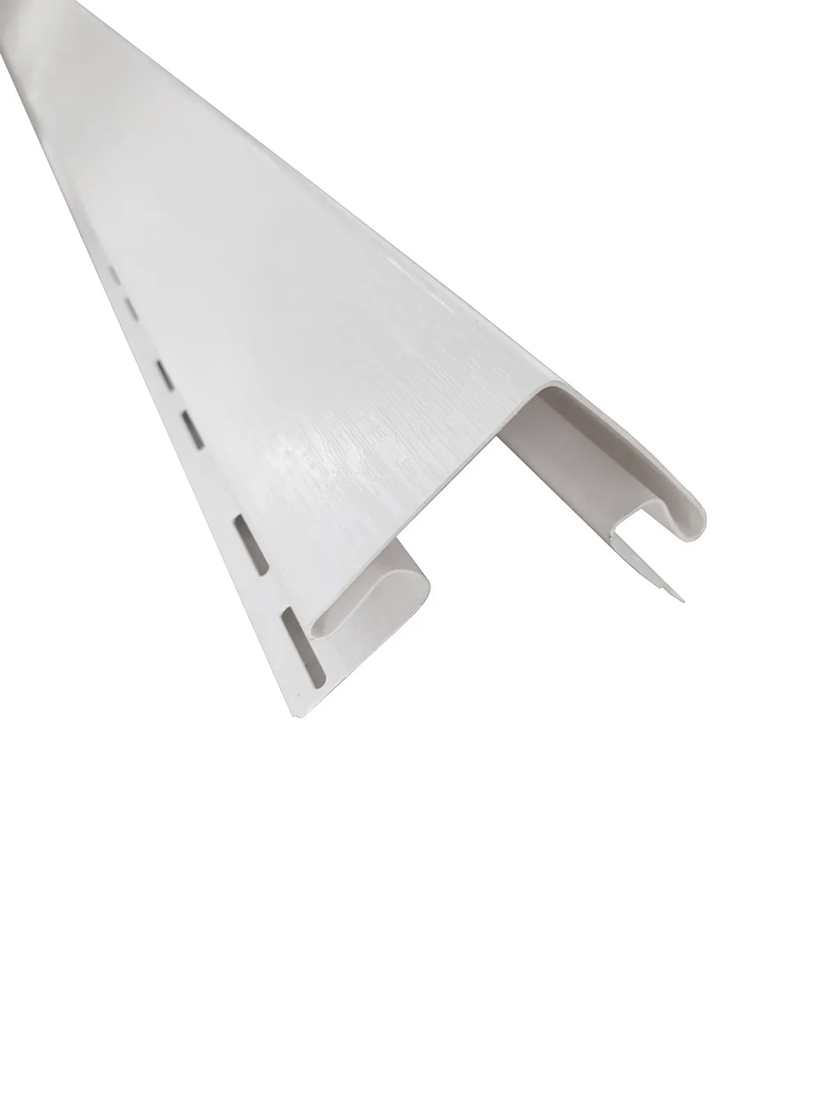 Esquinero exterior siding pvc color blanco