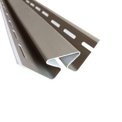 Esquinero interior siding PVC color adobe clay