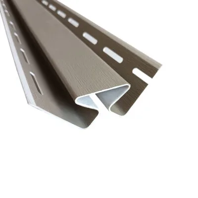 Esquinero interior siding PVC color adobe clay