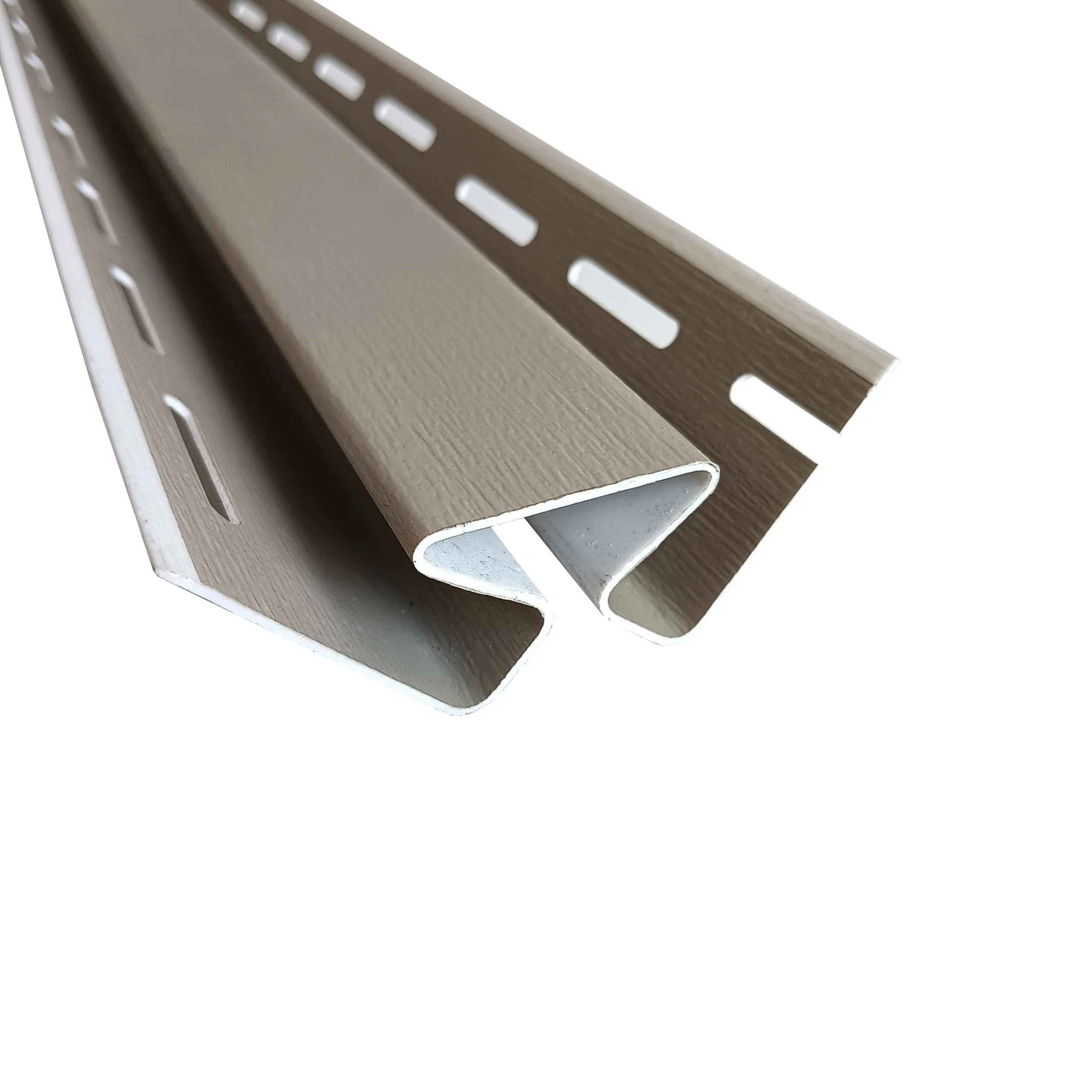 Esquinero interior siding PVC color adobe clay