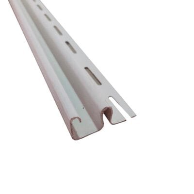 Perfil siding PVC F blanco. Revestimiento exterior. Producto