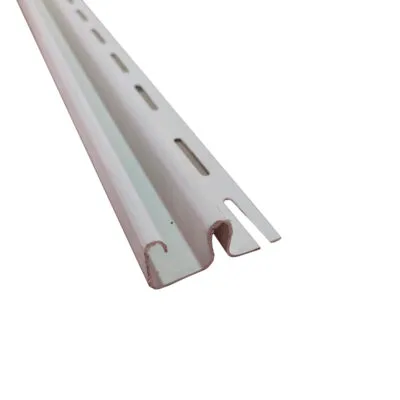 Perfil siding PVC F blanco. Revestimiento exterior. Producto