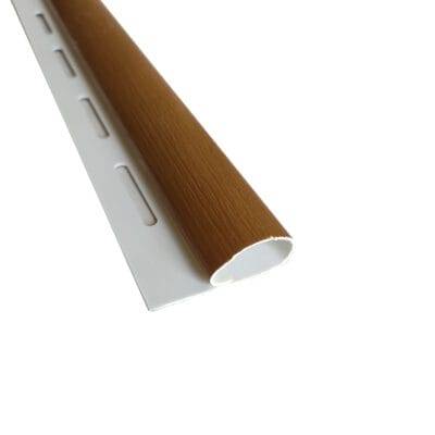 Termino siding pvc café. Revestimiento exterior. Producto