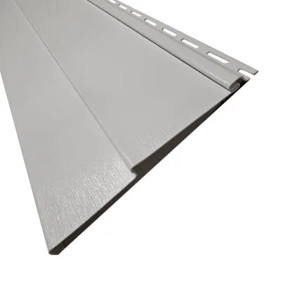 Textura de panel Siding PVC Blanco con filtro UV para casas