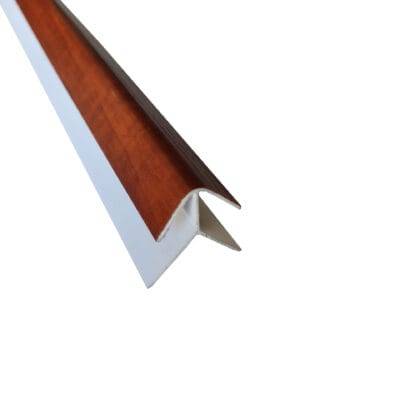 Esquinero exterior wallpanel bambú color caoba.