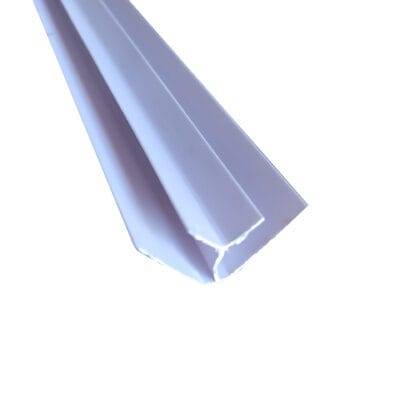 Esquinero interior wallpanel bambú color blanco.