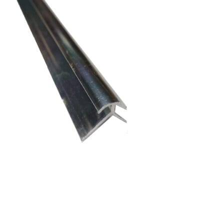 perfil esquinero exterior de metal para panel uv.