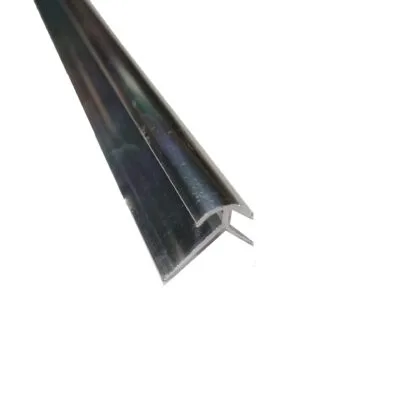 perfil esquinero exterior de metal para panel uv.