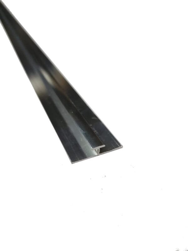 perfil union de metal para panel uv.