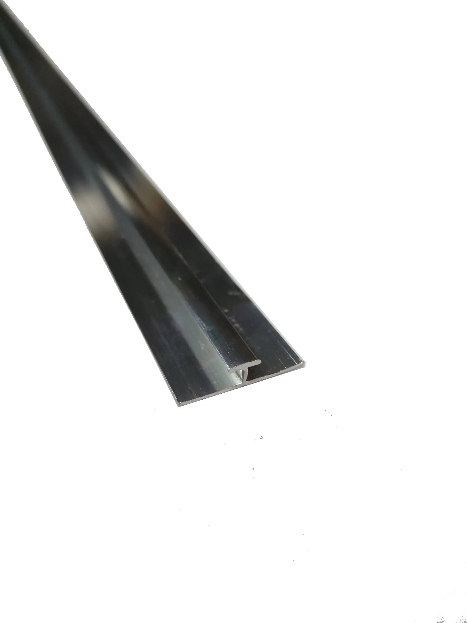 perfil union de metal para panel uv.