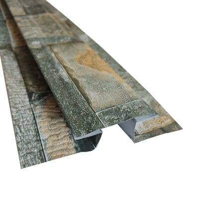 Union para siding metálico. Unión siding metal.