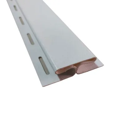 Perfil H siding PVC color blanco. Revestimiento exterior. Producto